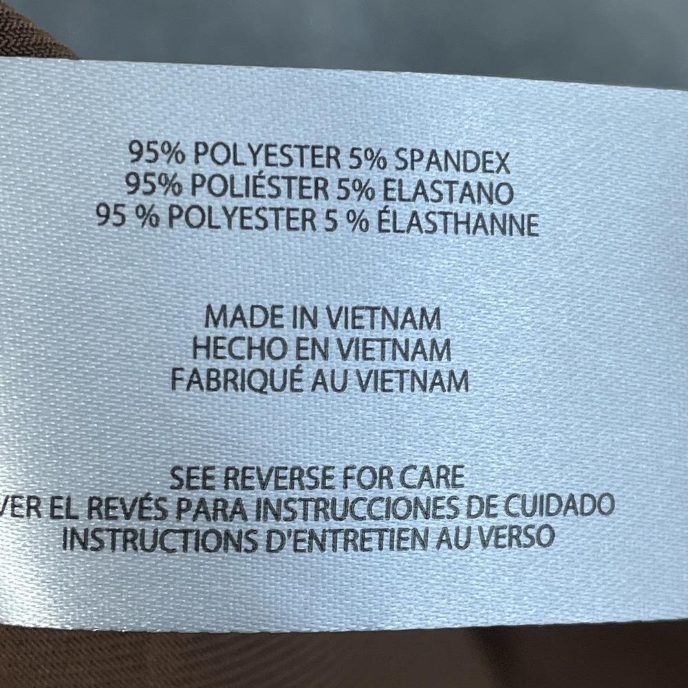 Three Dots Women's XL Wide Leg Pants Brown e0751 - Picture 6 of 7